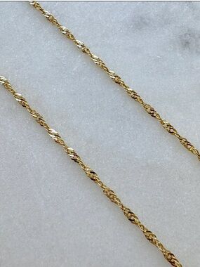 Baby Gold Singapore Chain 20”
